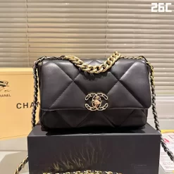 Vintage High quality Chain Real Leather Flap Handbag BB-921088