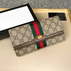 3 color flap wallet