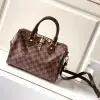 Brown Squares&Red Lining