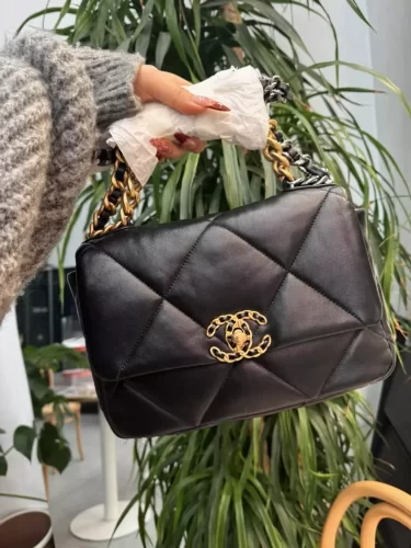 Vintage High quality Chain Real Leather Flap Handbag BB-921088 photo review