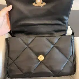 Vintage High quality Chain Real Leather Flap Handbag BB-921088 photo review