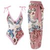 Fashion Sexy One-piece Swimsuits With Skirt YY-625059