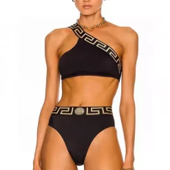 Sexy One shoulder Tankini Swimsuit YY-625104