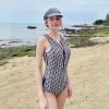 Sexy Alphabets One-piece Swimsuit YY-625065