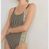 Sexy Brown One-piece Swimsuit YY-625149