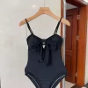 Sexy Bow Tie One-piece Swimsuit YY-625261