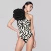 Sexy Black Flower Tankini Swimsuit YY-625294