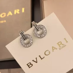 Classic Diamonds Circle Earrings ED-518093