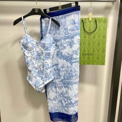 Fashion One-piece Swimsuit With Skirt YY-625056