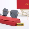 5 Colors 3743 High quality rimless metal temples Sunglasses TYJ-615079