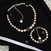 Fashion Pearls Jewelry Sets For Bracelet Necklace SST-612024