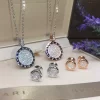 Classic Diamonds Jewelry Sets For Earrings Necklace SST-612033