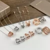 Classic Jewelry Sets For Ring Earrings Bracelet Necklace SST-612034