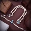 Fashion Pearls Jewelry Sets For Bracelet Necklace SST-612042