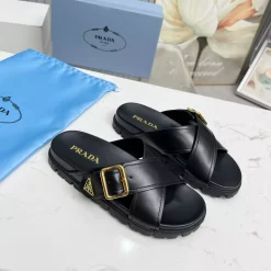 Fashion High Quality Real Leather Slippers LX-672039