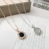 Fashion high quality Agate Double sides Necklace XL-519003