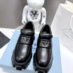 Fashion High Quality Real Leather 6cm high non-slip Platform Shoes LX-672041
