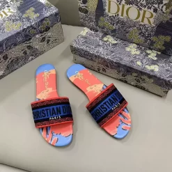 Classical High Quality Women’s Solid Color Embroidery Slippers LX-672006