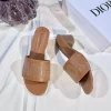 Fashion chunky heels Slippers LX-672050