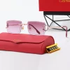 7 Colors 0600 High quality rimless metal temples Sunglasses TYJ-615082