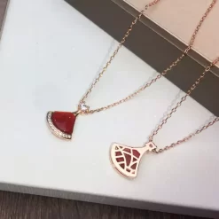 Fashion Diamond Skirt Pendant Necklace XL-519016