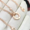 Fashion Small ring Pendant Necklace XL-519042
