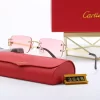 5 Colors 3648 High quality rimless metal temples Sunglasses TYJ-615078