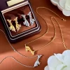 Classic Diamonds Jewelry Sets For Earrings Necklace SST-612011