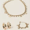 Fashion Jewelry Sets For Earrings Bracelet Necklace SST-612045
