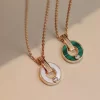 Fashion Ring Pendant Necklace XL-519024