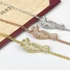Classic Full Diamonds Leopard’s Head Bracelet SL-611056