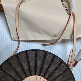 New 37x19cm folding fan HandBag BB-14066 photo review