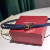 1.5cm wide double sides Real Leather Belt YD-66237