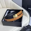 2cm Wide Real Leather Belt YD-66253