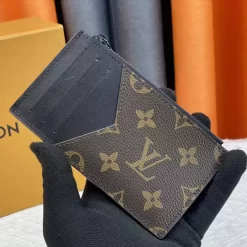 Fashion M64038 8x14.5x1cm Real Leather Card Holder BB-4598