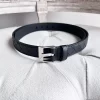 Classical 2.5cm wide Real Leather Belt YD-66214
