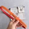 Classical 2.5cm wide Double Sides Real Leather Belt YD-66231