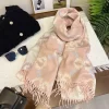 Fashion 180x65cm Top Quality Alphabets Scarf WJ-68668