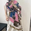 Fashion 180x90cm Top Quality Long Silk Scarf WJ-686105