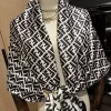 Fashion 180x90cm Top Quality Alphabets Long Silk Scarf WJ-68681