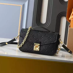 21.5x13.5x6cm Leather Chains Woman's Handbag BB-130243