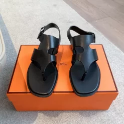 Vintage High Quality Real Leather Sandals LX-672083