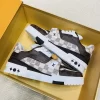 Vintage Top Quality 3cm Platform Embossed leather Casual Shoes LX-672134