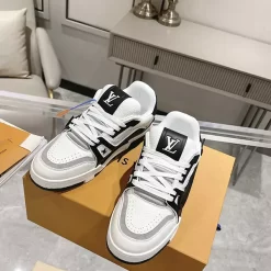 Vintage Top Quality Grain Leather Casual Shoes LX-672191