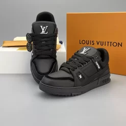 Vintage Top Quality Real Leather 3cm Platform Casual Shoes LX-672190