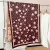 6 Color 180x65cm Top Quality 100% Cashmere Knitted Scarf WJ-68678