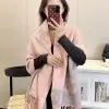 6 Color 180x65cm Top Quality 100% Cashmere Knitted Scarf WJ-68694