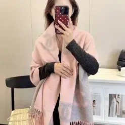 6 Color 180x65cm Top Quality 100% Cashmere Knitted Scarf WJ-68694