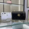 4 Colors Leather 17x9.5x8cm Makeup Bag with mirror BB-700272