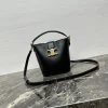 4 Colors Leather 13.5x16x10cm mini Bucket Bag BB-680291